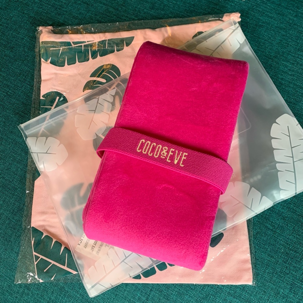 Coco & Eve Sweet Honey Tan Back Applicator - Hot Pink - New!